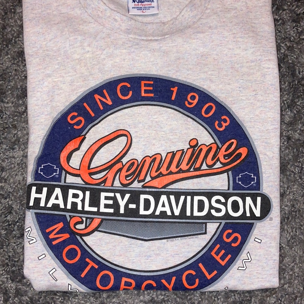 vintage harley davidson tee